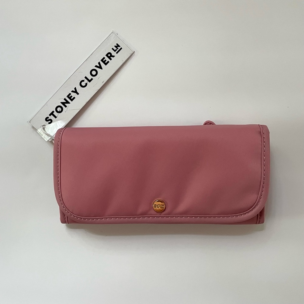 Stoney Clover Lane Mauve Tri-Fold Wallet